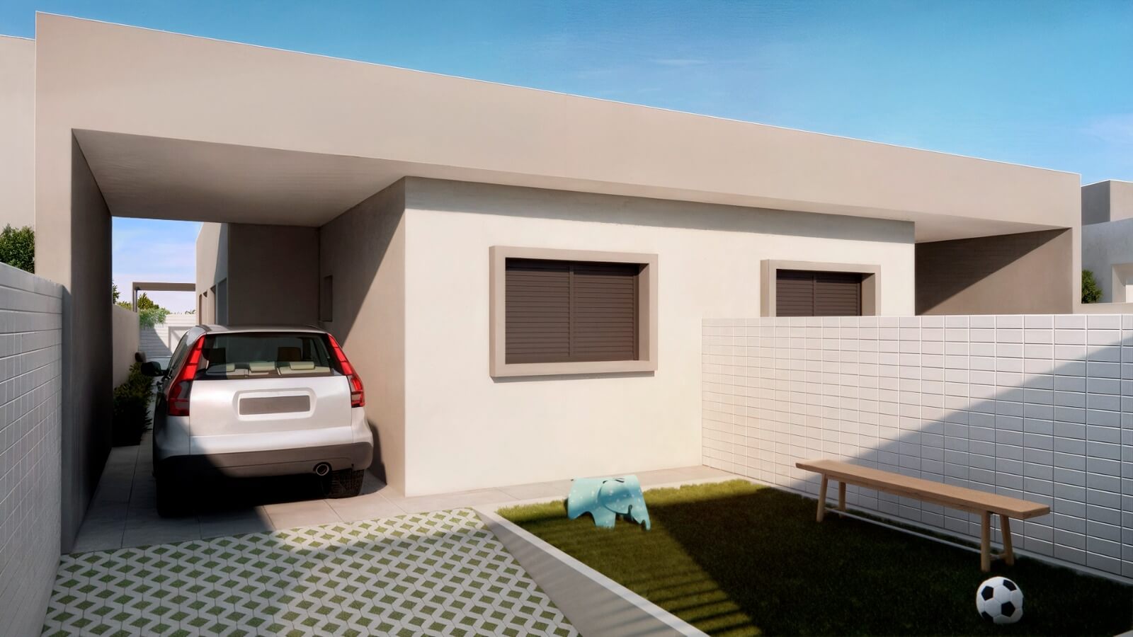 Jardim + Garagem